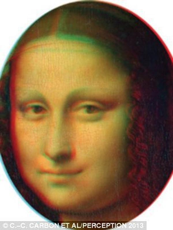 Son teknoloji kullanılarak üst üste getirilen Mona Lisa yüzleri de derinlik oluşturarak teoriyi destekliyor.