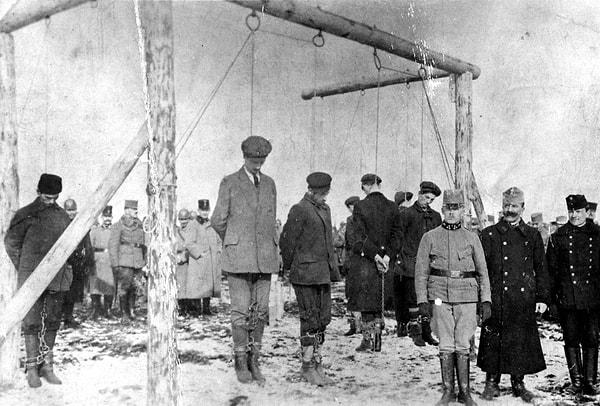 13. Avusturya-Macaristan askerlerinin idam ettiği Sırp siviller, 1915