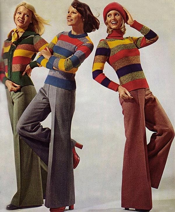 2. İşte 60'lara ailt başka kadın kıyafetleri, bugün giyen olsa 'aa ne acayip' der misiniz?