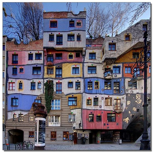 73. Hundertwasserhaus, Viyana, Avusturya