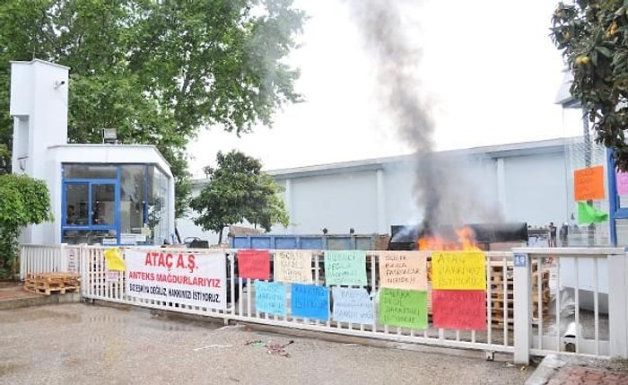 Paralarını Alamayan İşçiler Fabrikayı Bastı