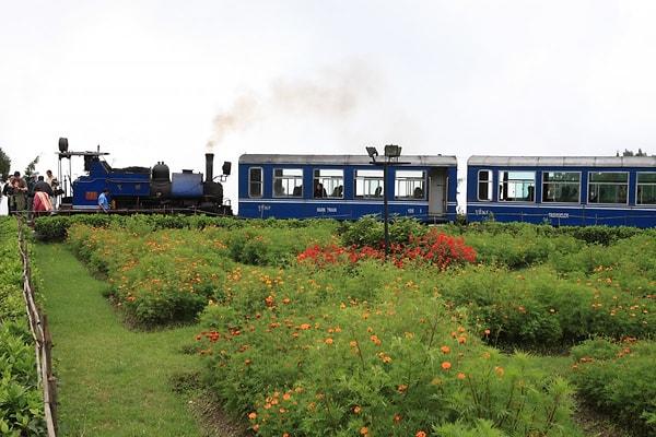 12. "Oyuncak Tren" olarak bilinen Darjeeling-Himalayan Treni, deniz seviyesinden 100 metre yukarıdaki New Jalpaguri'den 2 km yukarıdaki Darjeeling'e gider