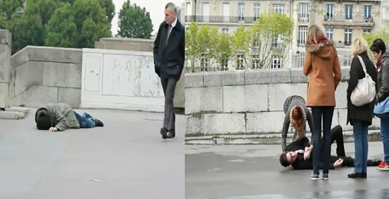 Sosyal Deney; Görünüşüne Göre Bir İnsana Yardım Etmek