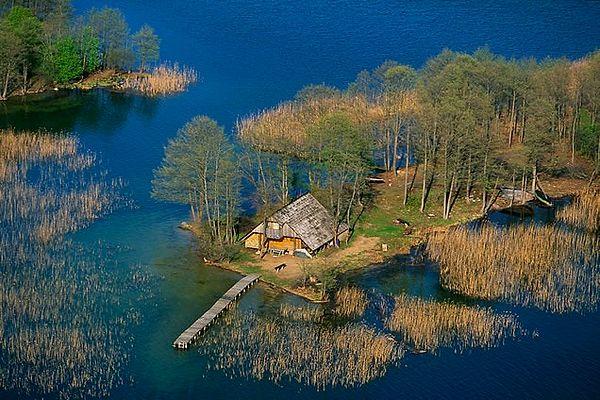 59. Galve Gölü Üzerinde Yazlık, Trakai, Litvanya