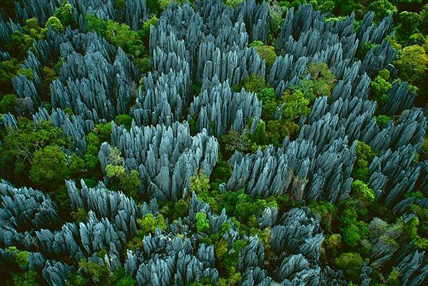 60. Tsingy of Bemaraha Ulusal Parkı, Madagaskar