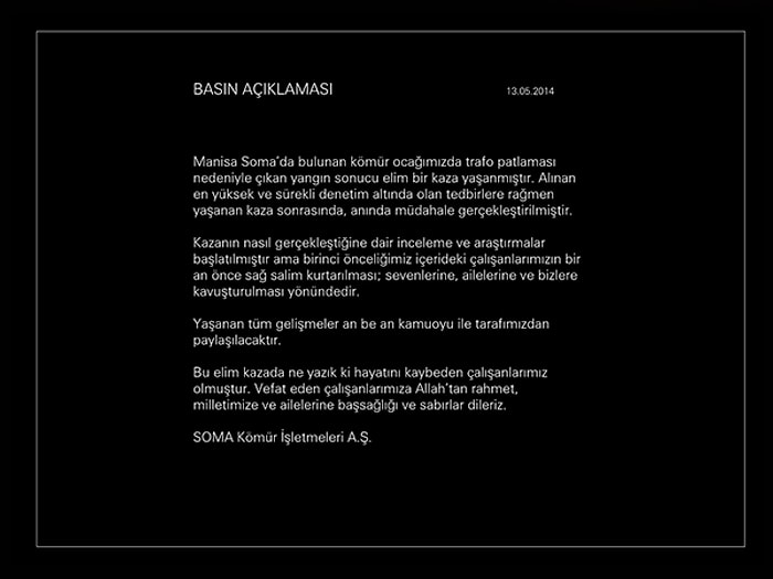 Soma Kömür İşletmeleri İnternet Sitesini Kapattı