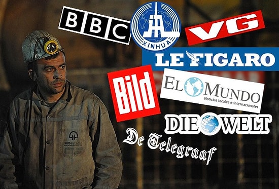 Soma'daki Facia Uluslararası Basında