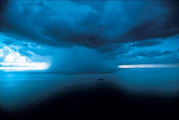 106. Kalmar ve Öland Adası Arasında Denizde Fırtına, İsveç