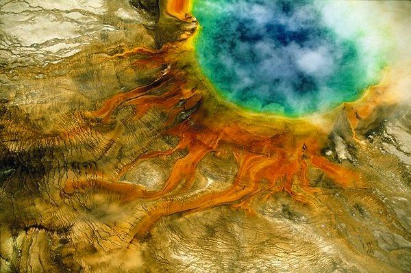 118. Grand Prismatic Spring Gayzeri, Yellowstone Ulusal Parkı, ABD