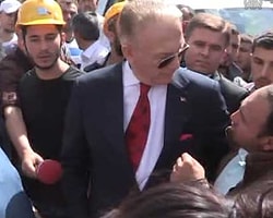 Soma'da Uğur Dündar'a Protesto