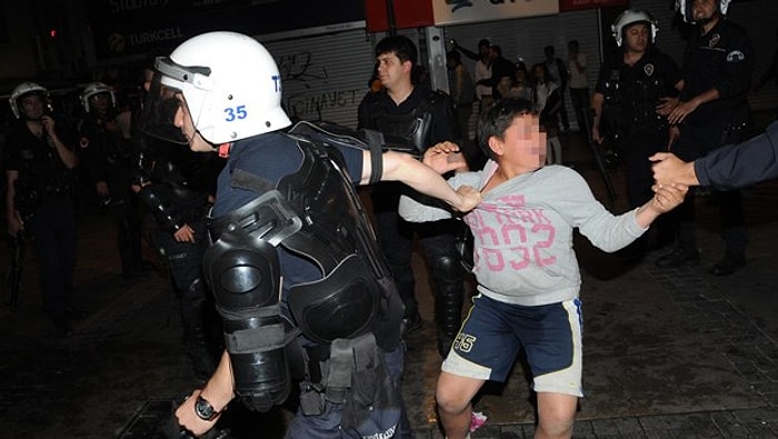 İzmir'de Polis 10 Yaşındaki Çocuğu da Gözaltına Almak İstedi