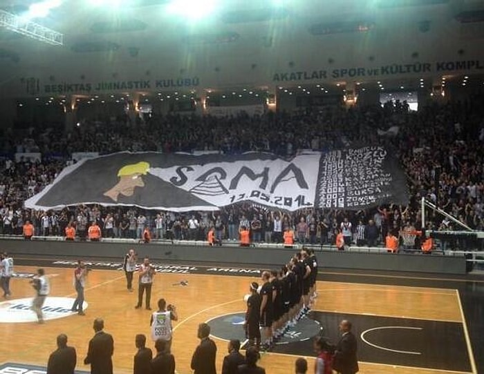 Basketbol Derbisinde Soma Unutulmadı