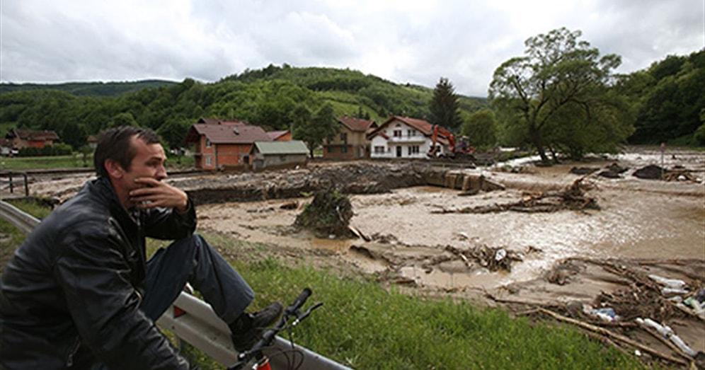 Bosna Hersek ve Sırbistan'da Sel 26 Can Aldı