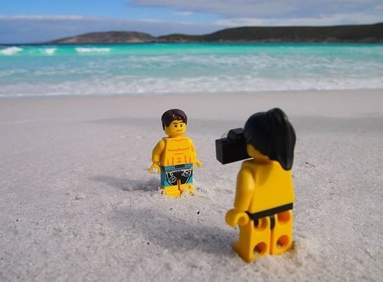 Muhtemelen Sizden Daha İyi Tatil Fotoğrafları Olan Gezgin Lego'lar