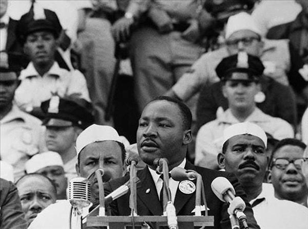 13. 28 Ağustos 1963 ABD Martin Luther King'in tarihi konuşması