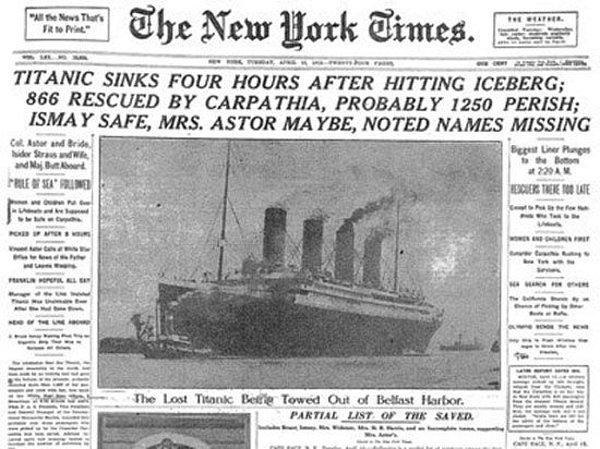 21. Titanik'in kaptanının buzdağını görmemesi