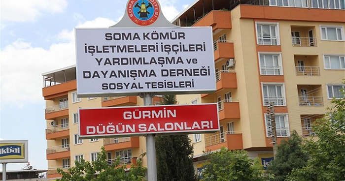 Soma'da Tepki Çeken O Tabela Kaldırıldı