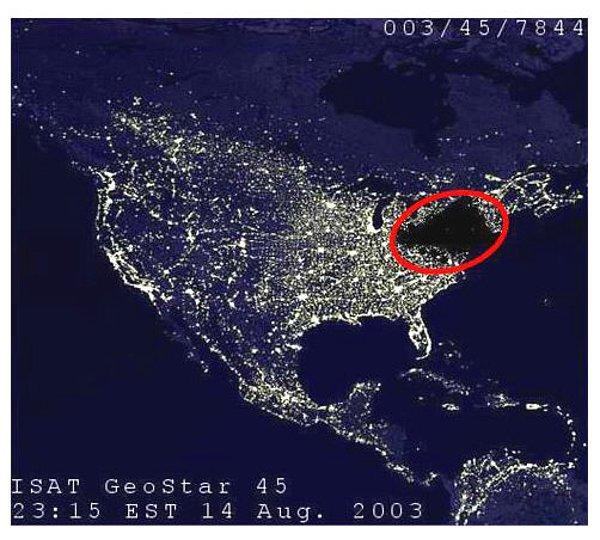 10. 2003 - Kuzey Doğu Amerika elektrik kesintisi