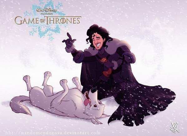 Jon Snow ve Ghost