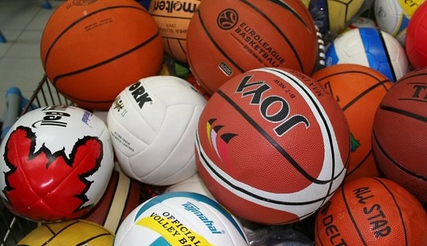 Voleybol, basketbol, tenis ve tüm topla oynanan sporların topları