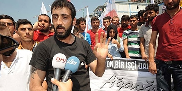 Ağaoğlu Şantiyesinde Protesto: 'Kırılan Bareti Gizlediler'