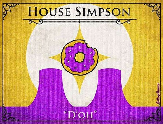 Popüler Kültürden 21 Karakter ve Game Of Thrones Hanedan Armaları