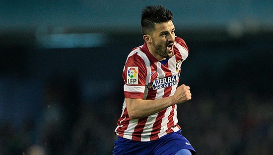 David Villa Atletico'ya Veda Etti