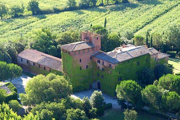 Charming Castle, Tuscany, İtalya.