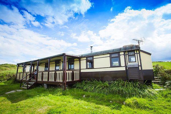 Converted Railway Carriage, Aberporth, Galler.