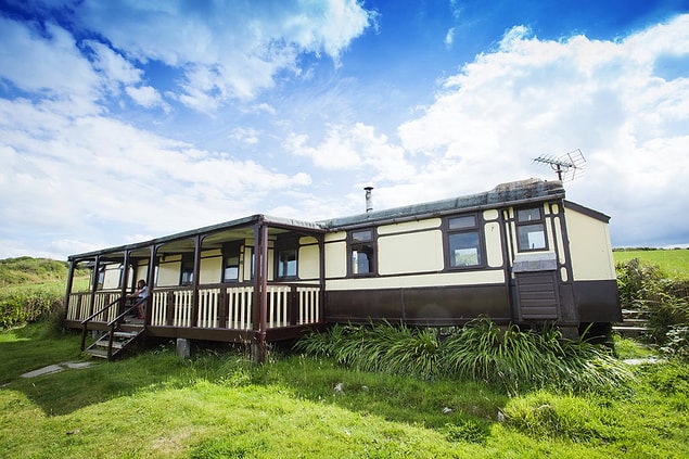 Converted Railway Carriage, Aberporth, Galler.