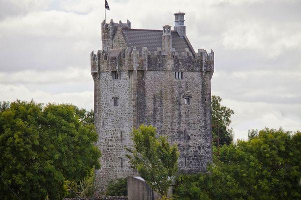 15th Century Castle, Galway, İrlanda.
