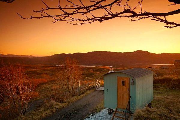 Shepherd Huts, Isle of Skye, Birleşik Krallık.