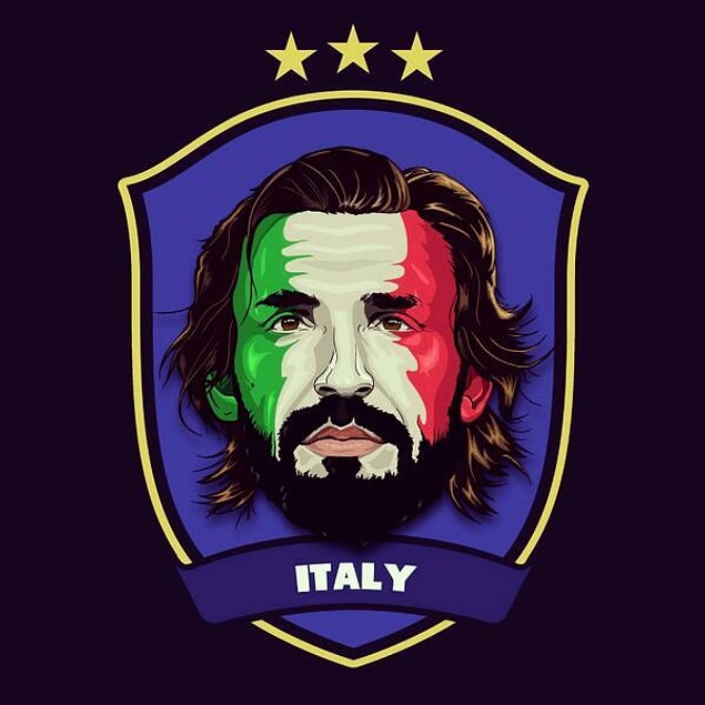1. Andrea Pirlo - İtalya