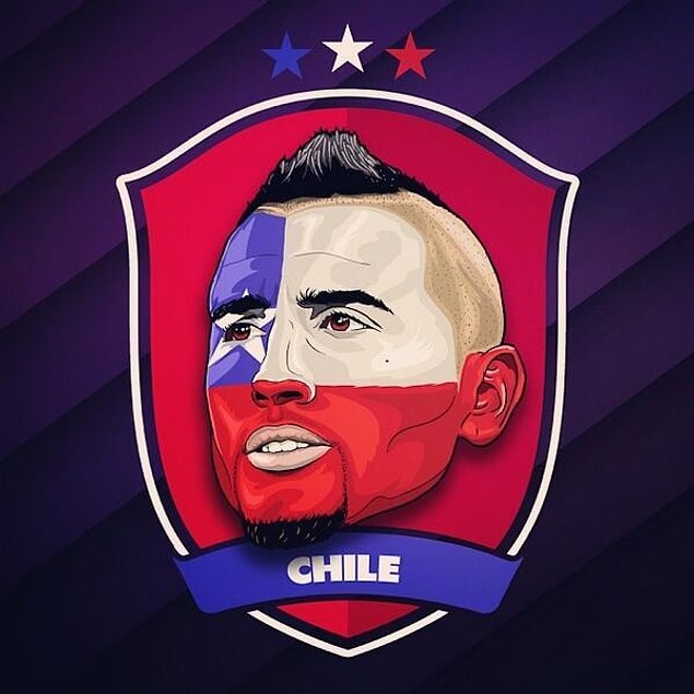 2. Arturo Vidal - Chile