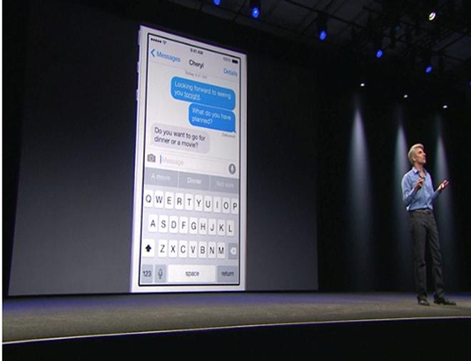 iOS 8 Quick Type, Türkçe olacak mı?