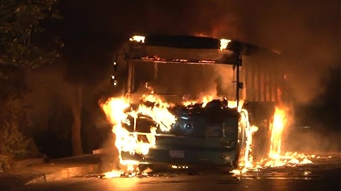 Halk Otobüsüne Molotoflu Saldırı