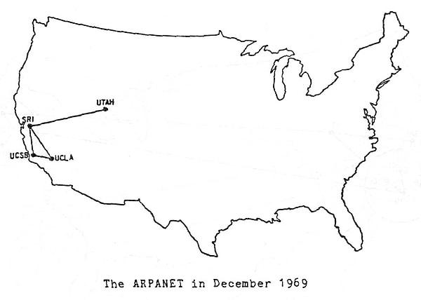 1. Internet'ten önce, ARPANET vardı