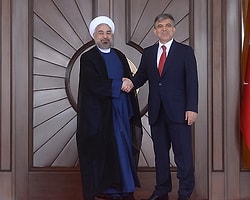 Abdullah Gül ve Ruhani'den Ortak Basın Toplantısı
