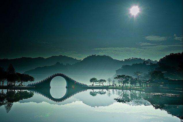 16. Ay Köprüsü, DaHu Parkı, Taipei