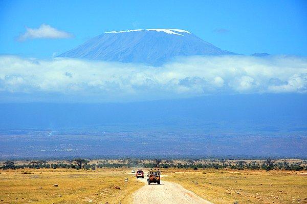 32. Klimanjero Dağı Manzarası, Amboseli, Kenya