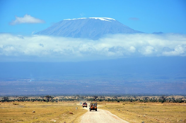 32. Klimanjero Dağı Manzarası, Amboseli, Kenya