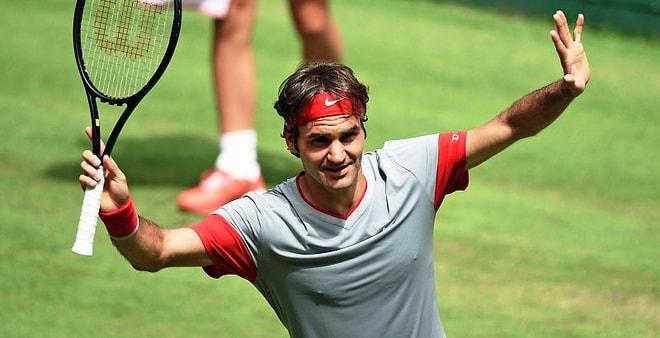 Federer 3 setle çeyrek finalde!