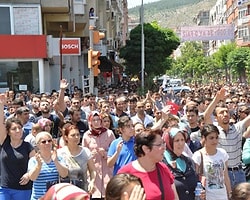 Soma'da Madenciler ve Aileleri Yürüdü