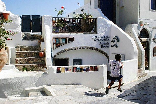 10. Atlantis Books in Santorini, Greece