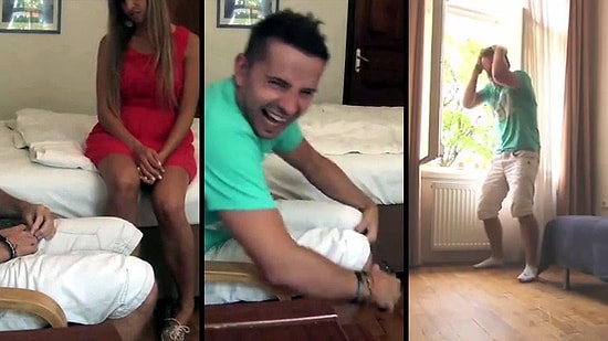 Sevgiliye Şaka Yaparken Gafil Avlanan Adam