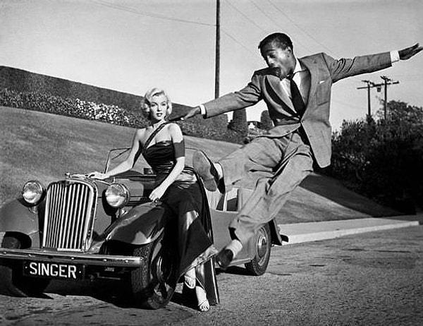 43. Marilyn Monroe ve Sammy Davis.
