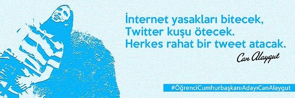 4-İnternet yasakları bitecek, Twitter kuşu ötecek. Herkes rahat bir tweet atacak.