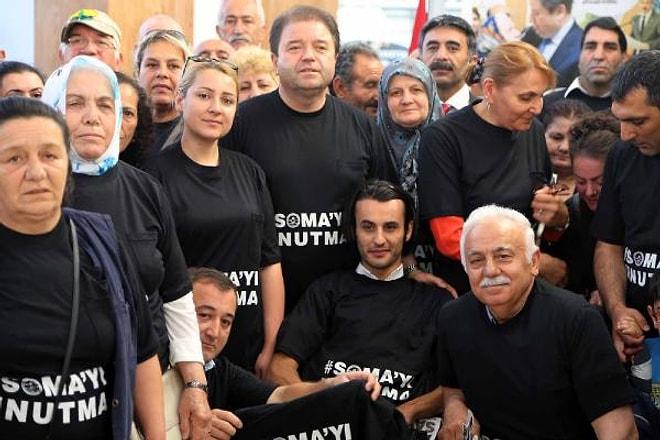 Maltepeliler Siyah Tişört Giyerek "Soma'yı Unutma" Mesajı Verdi