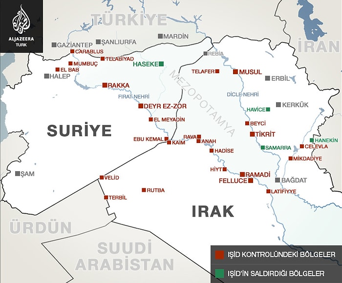 IŞİD'in Haritası Ürkütüyor