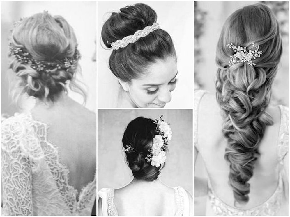 Stil sahibi gelinler için 2014 yazının en trend gelin saçı modelleri